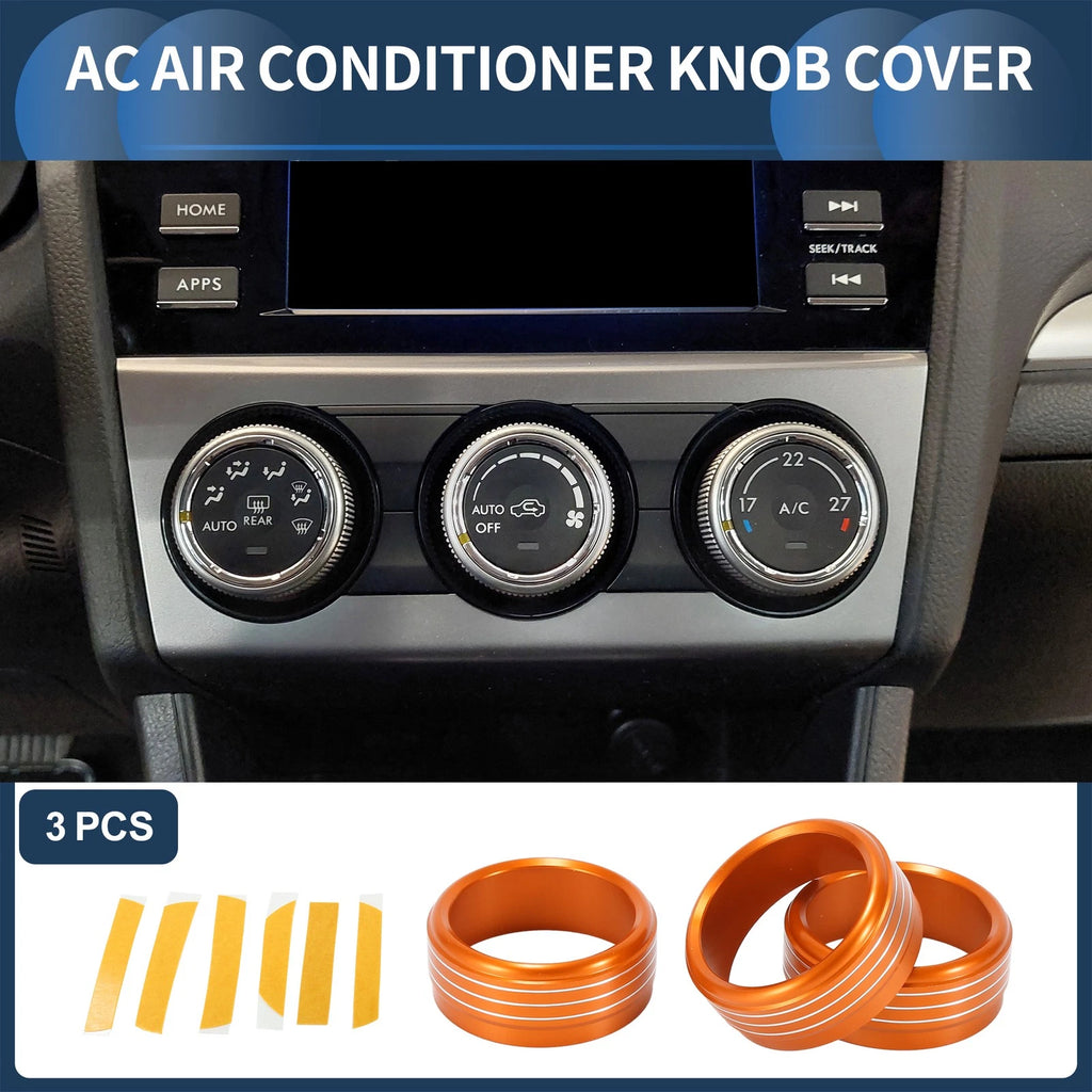 AC Heater Temp Switch Knob Cover Ring Replacement for Subaru Forester (2014–2018)