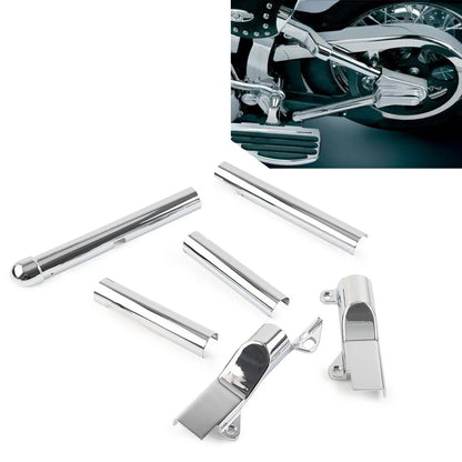 Chrome Rear Swingarm Tube Covers for Harley Davidson Softail (2000–2007)