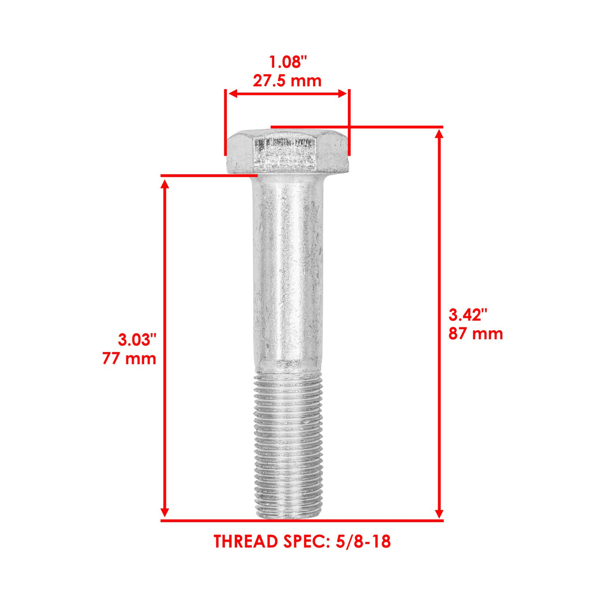 Deck Blade with Bolt for Dixie Chopper SE2550 SE2750 SE2760 (2003–2010)