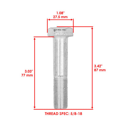 Deck Blade with Bolt for Dixie Chopper SE2550 SE2750 SE2760 (2003–2010)