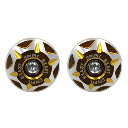 2X Motorcycle License Plate Screw Cover Shells for