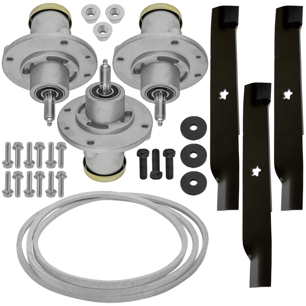 Deck Spindle Blade Belt Kit for Husqvarna GT52 XLS (2009–2012)