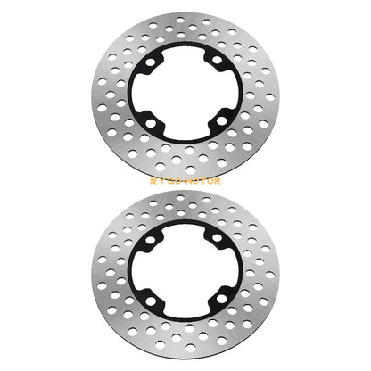 2X Front Brake Disc Rotors for Yamaha Grizzly 350/400/450 (2007–2014)