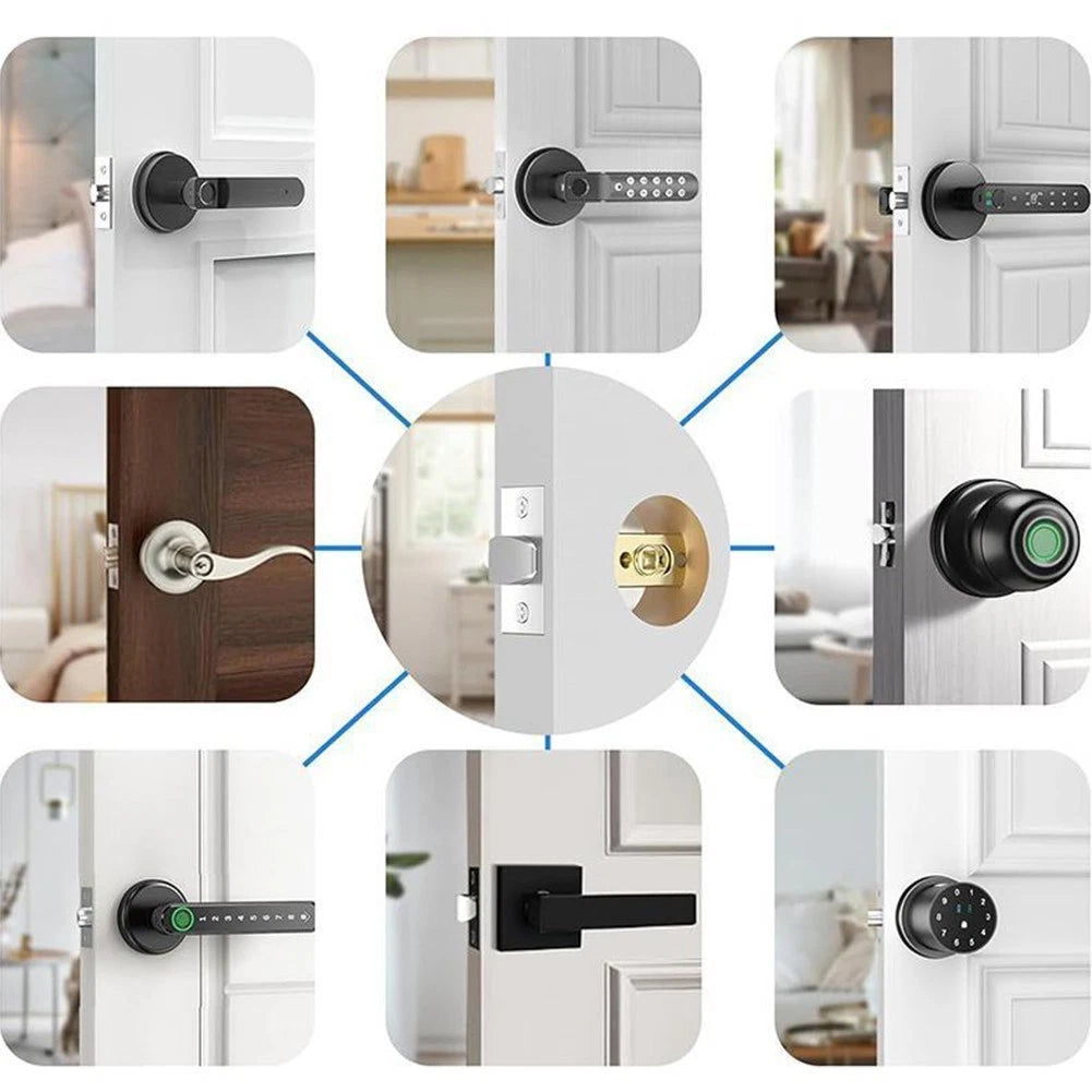 Enhanced Security Tubular Latch for Room Doors (Adjustable 60cm or 70cm)