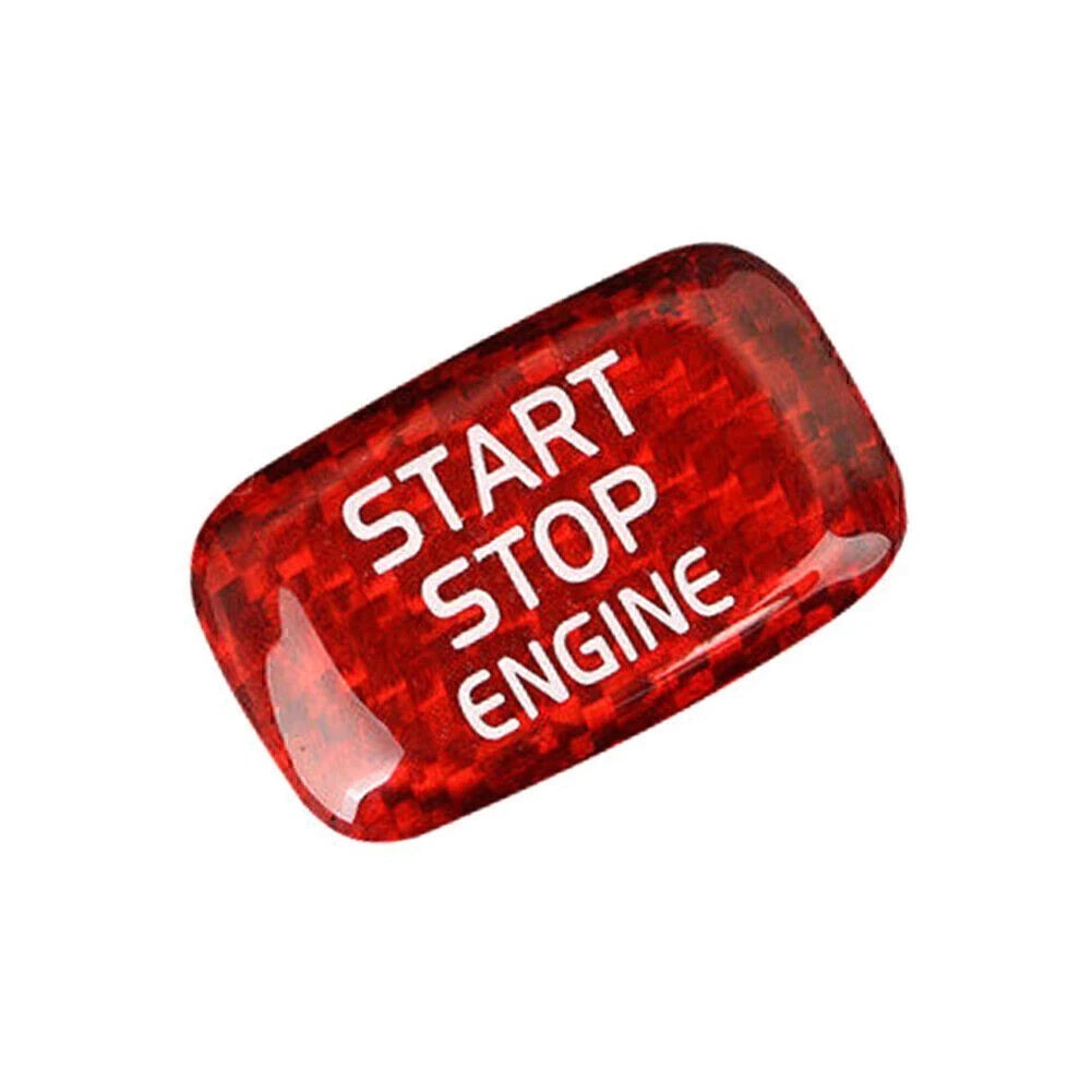Carbon Fiber Engine Start Stop Button Sticker for Volvo V40 V60 S60 S60L XC60 S80L
