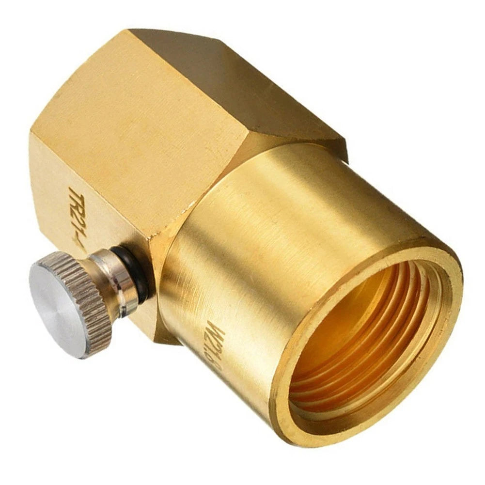 Cylinder Refill Adapter for SodaStream with Brass TR214 to CGA320 Connector