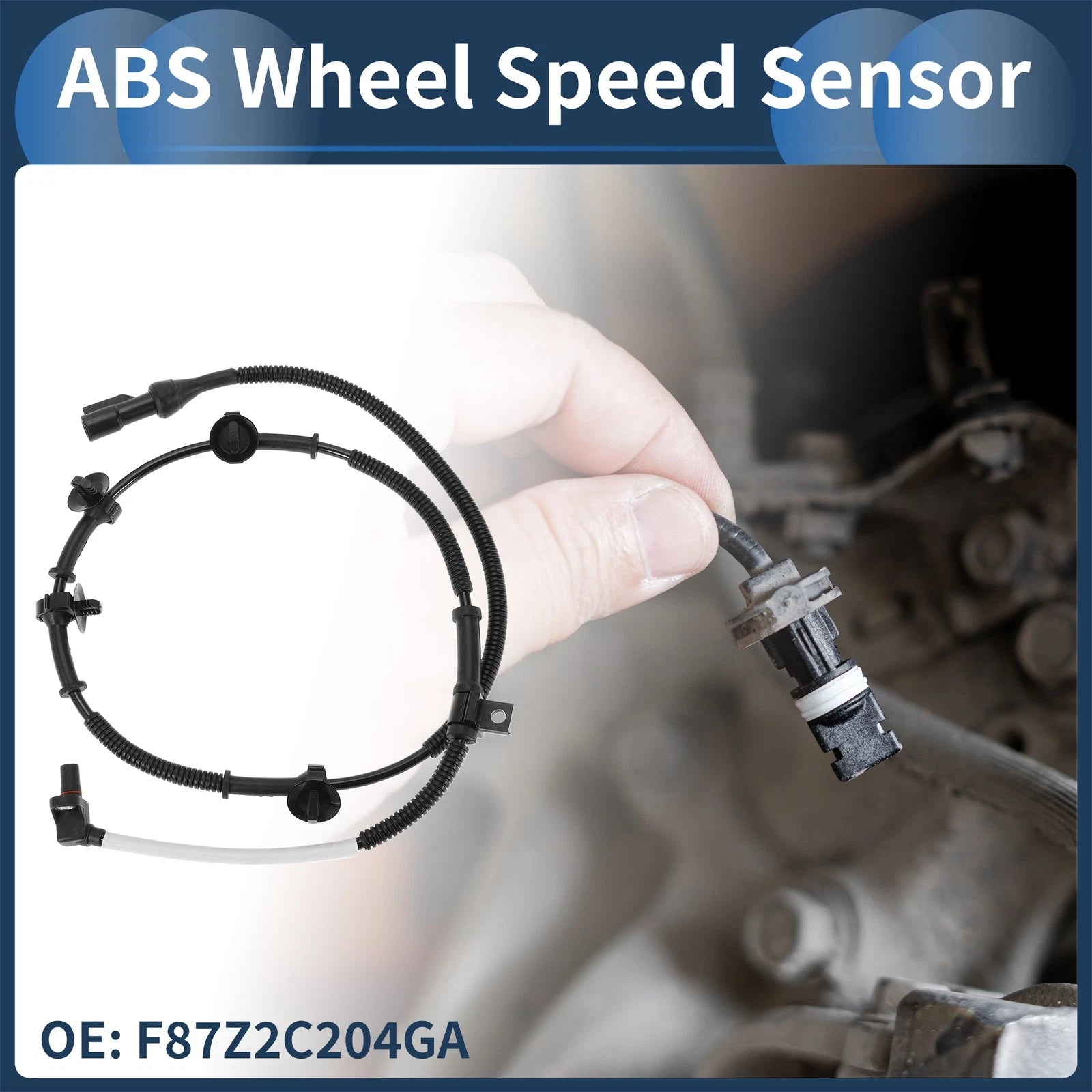 ABS Wheel Speed Sensor Front Left for Ford Ranger (2011–2018) Replacement
