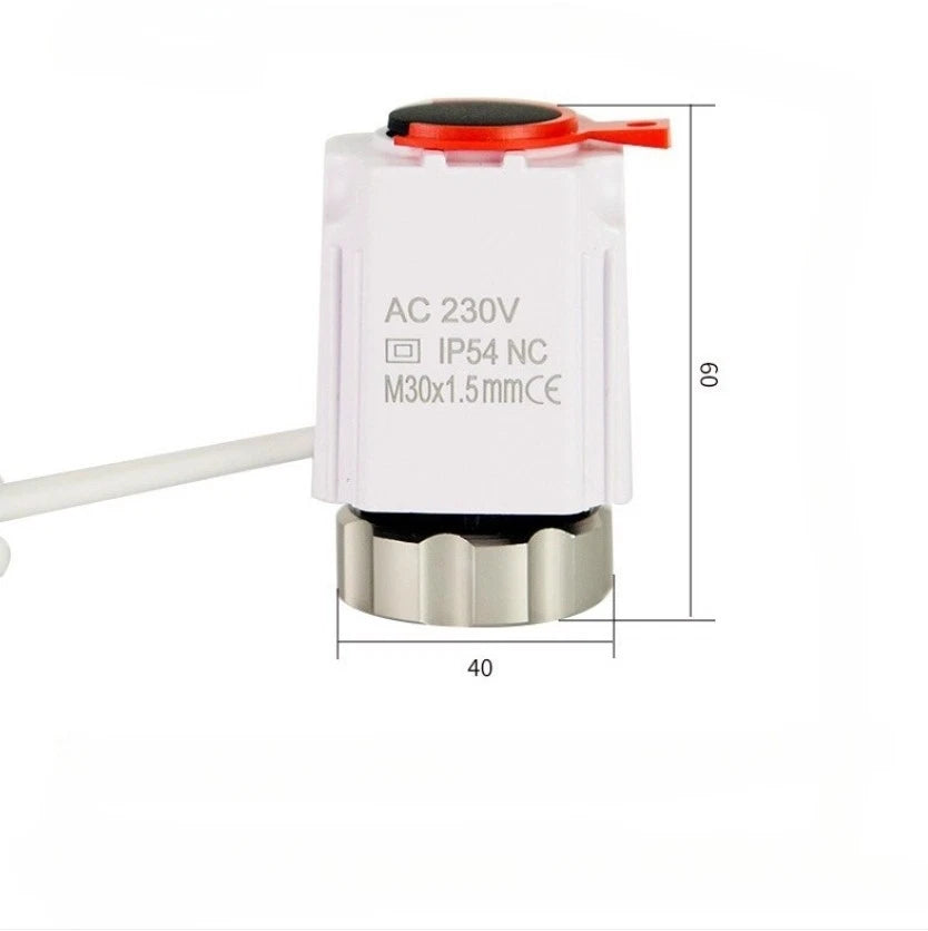 Electric Thermal Actuator Valve for Heating System (24V, 230V)