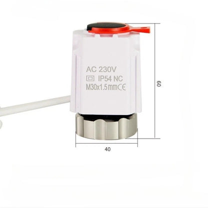 Electric Thermal Actuator Valve for Heating System (24V, 230V)