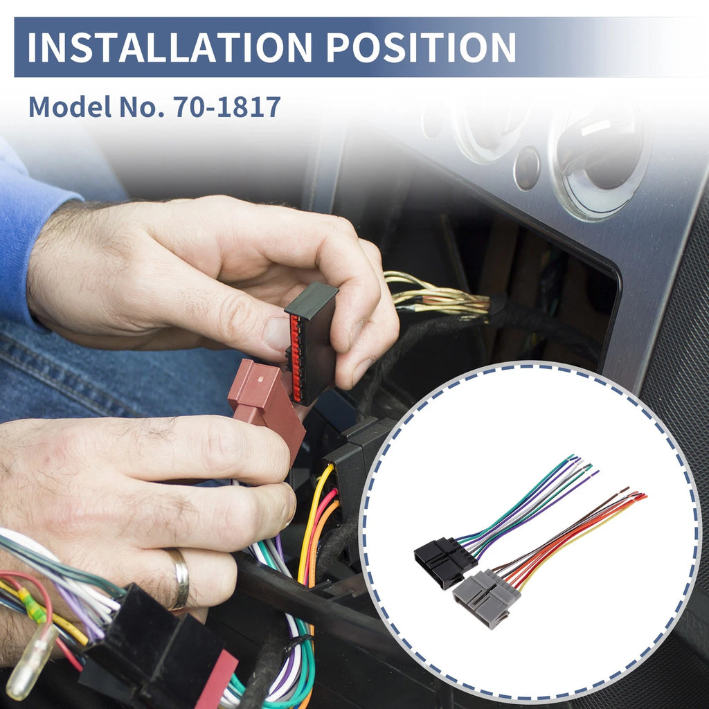 Car Stereo CD Player Wiring Harness Set for Dodge Aries K (1984–1989)