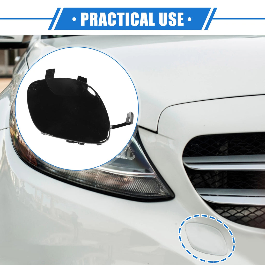 Front Bumper Tow Hook Eye Hole Cover Replacement for Mercedes-Benz E450 (2019–2020)