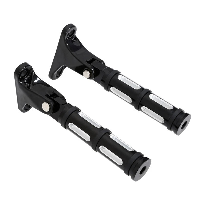 Black Passenger Footpeg for Harley Touring Street Electra Glide (1993–2025)