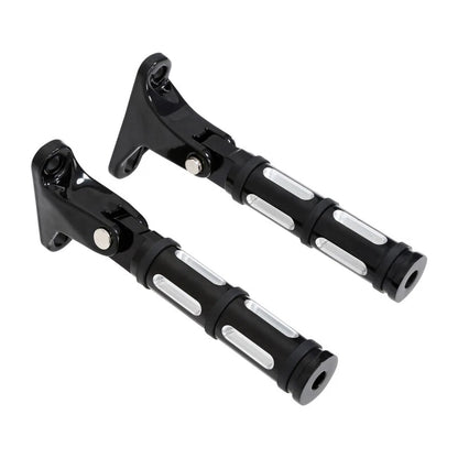 Black Passenger Footpeg for Harley Touring Street Electra Glide (1993–2025)