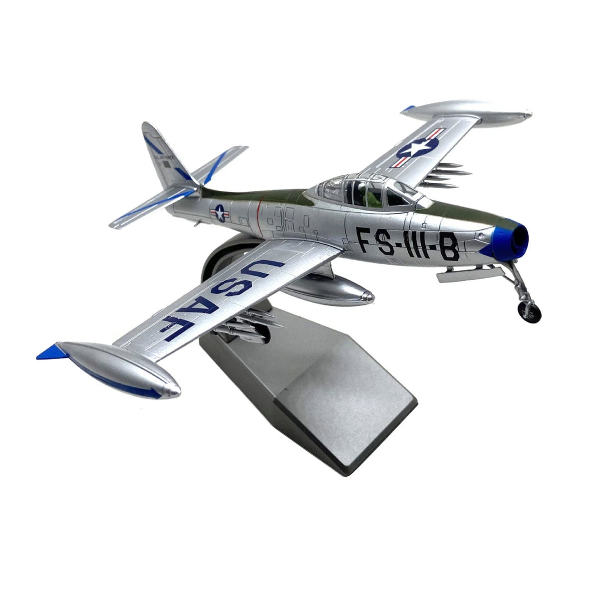 1:72 Scale Diecast Model for Republic F-84 Thunderjet (WWII)