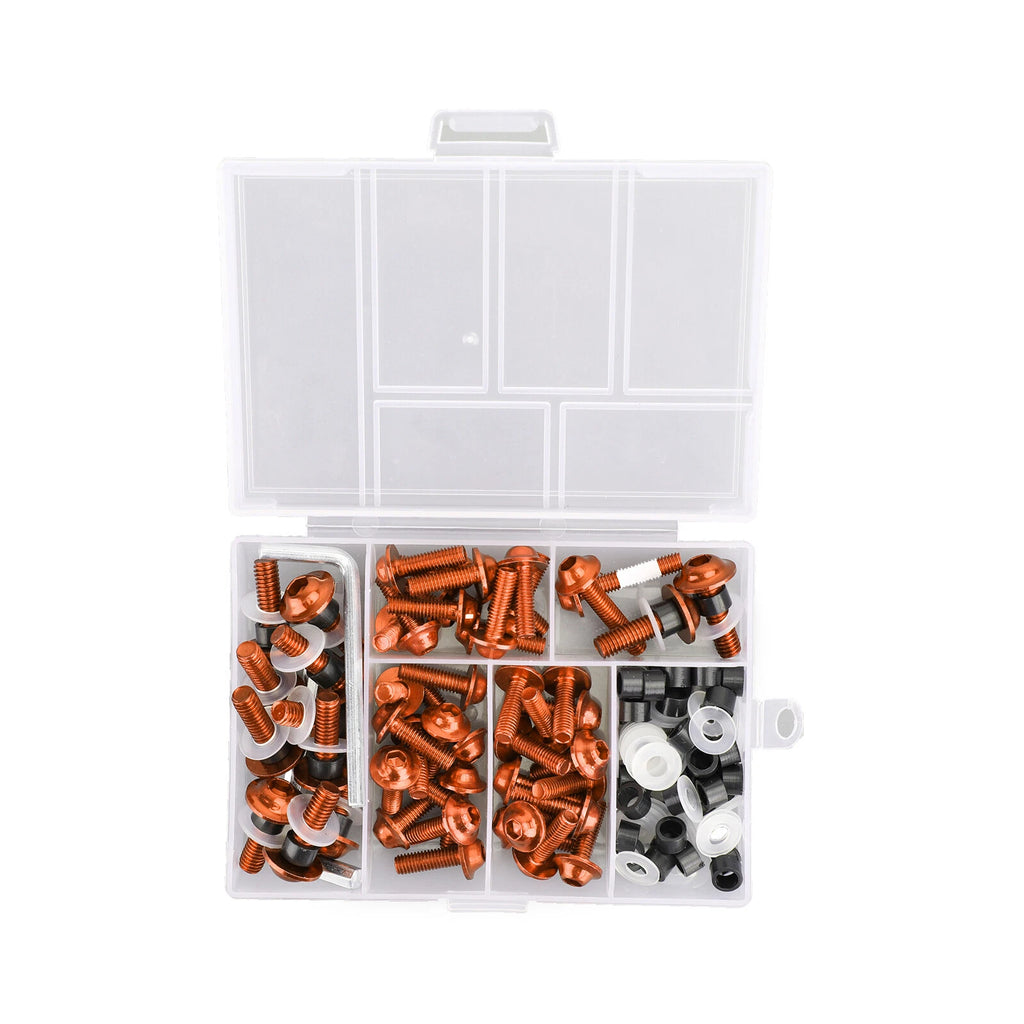 Fastener Clip Screw Bolt Kit for Motorcycle Sportbike Windscreen (158)