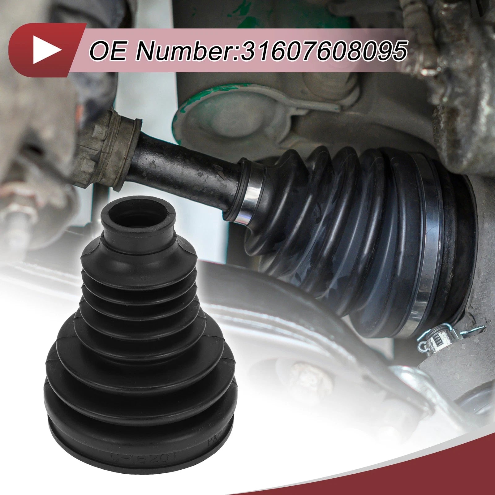 Inner CV Joint Boot Kit with Clamps for BMW X5 (2014–2018)