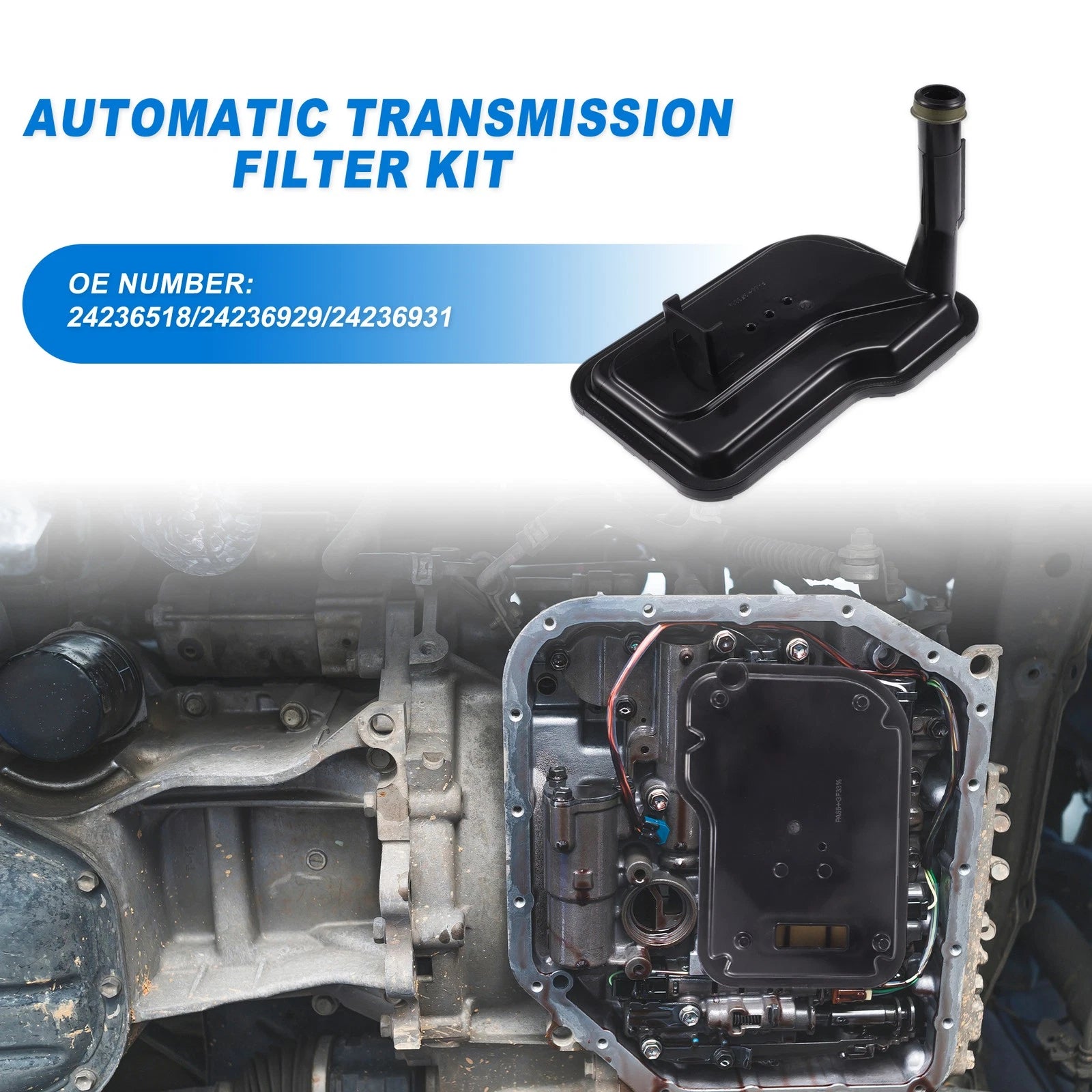 Transmission Fluid Filter for Chevrolet Camaro (2010–2015) Heavy Duty