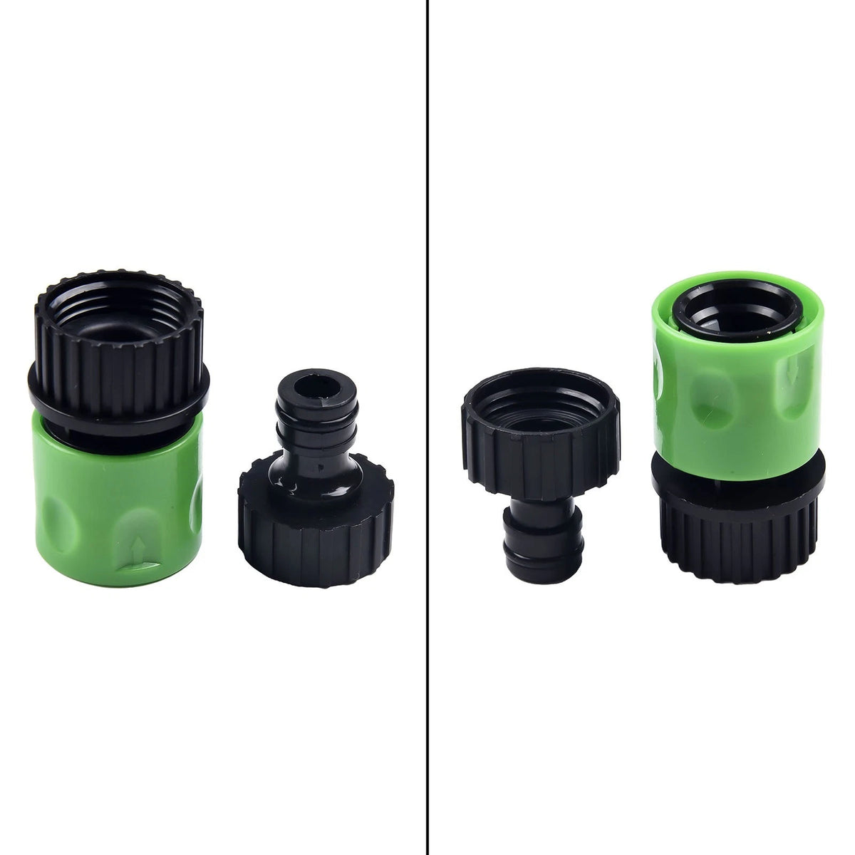 3/4" Quick Connect Garden Hose Male Female Connector