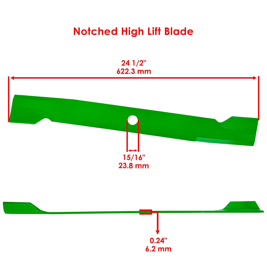 72 Inch Deck Blade Replacement for Exmark Lazer Z (2000–2008)