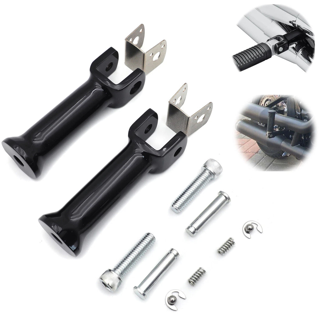 Footpeg Support Mount Clevis for Harley Softail (2018–2020) Gloss Black