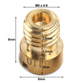 10 Pcs M5 Thread Motorcycle Main Jet Kit Carburetor 100-140 Size Injector Nozzle
