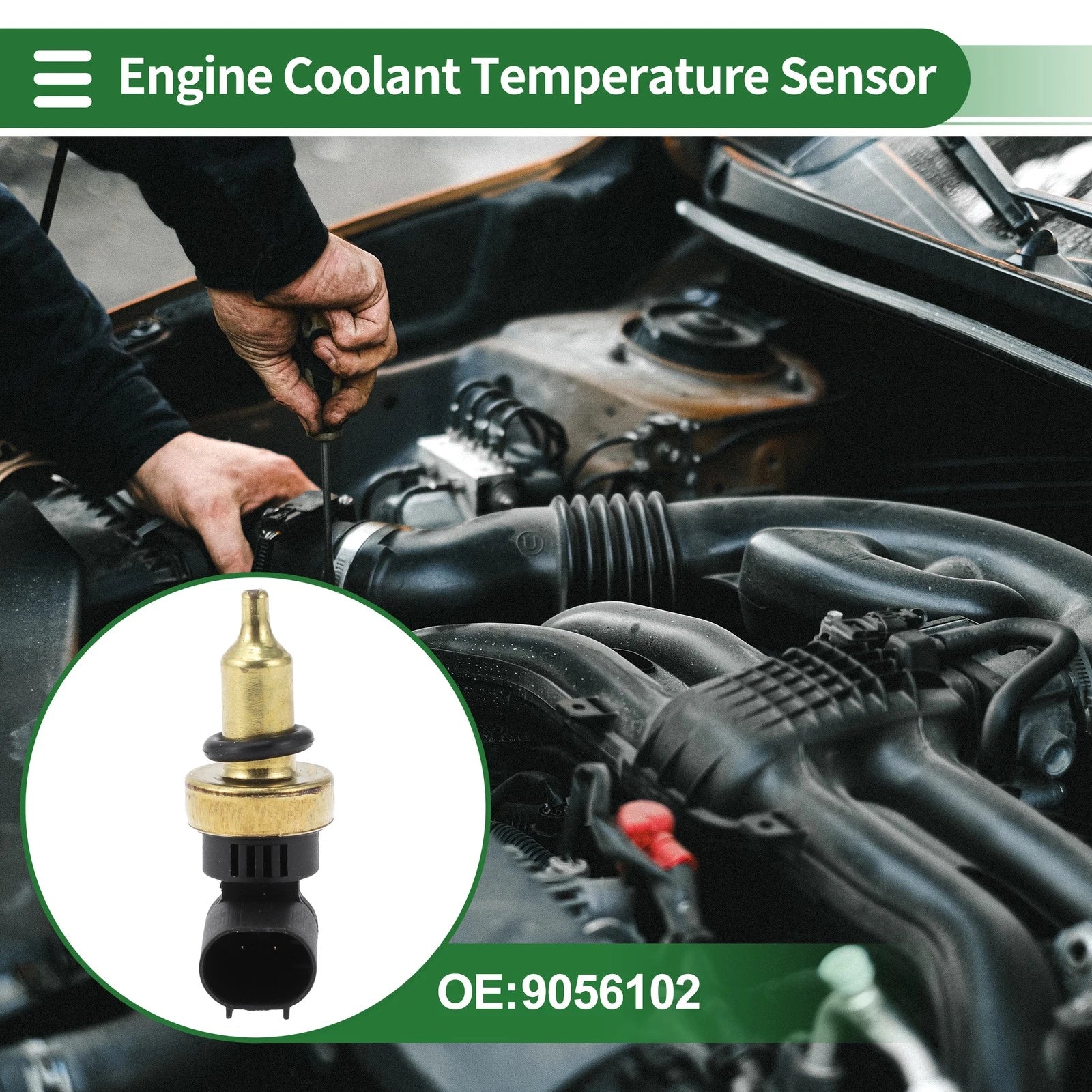Engine Coolant Temperature Sensor Replacement for Mercedes-Benz C63 AMG (2015–2018)