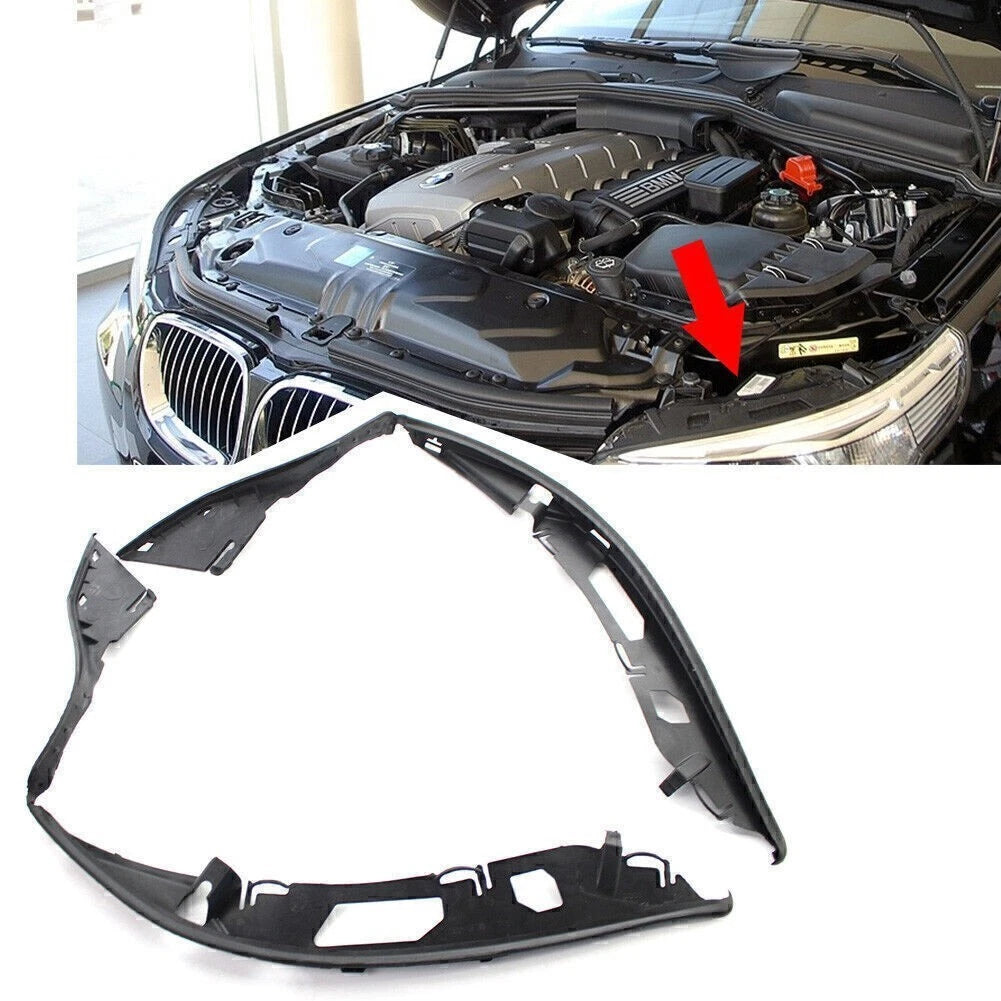 2X Upper Front Headlight Gaskets for BMW 5 Series E60 (2006–2010)
