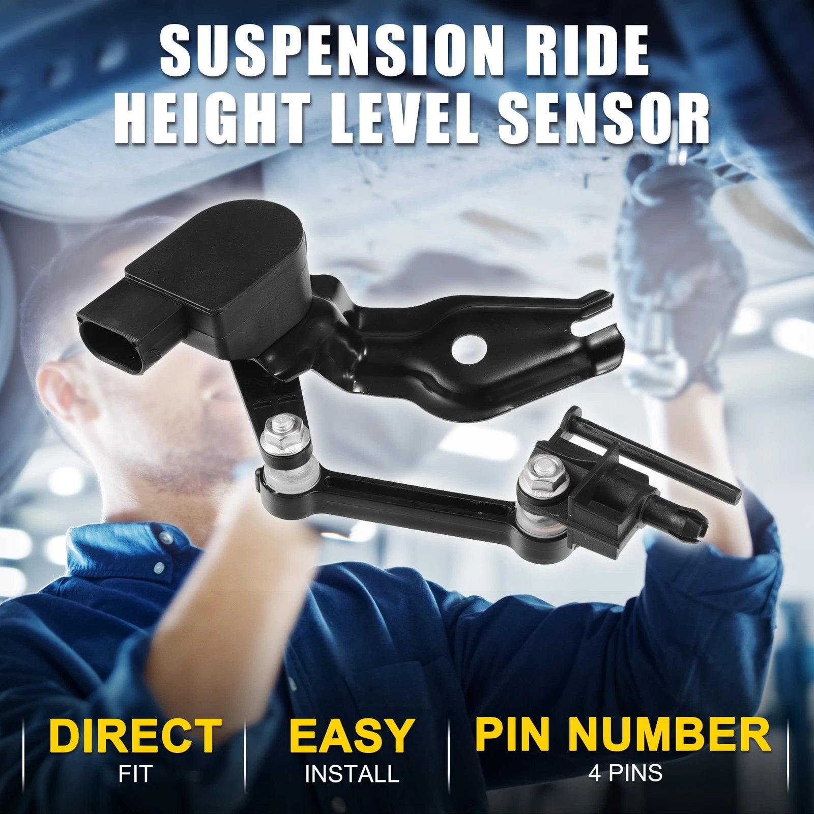 Air Suspension Ride Height Level Sensor for Audi Q7 (2006–2015) Front Left
