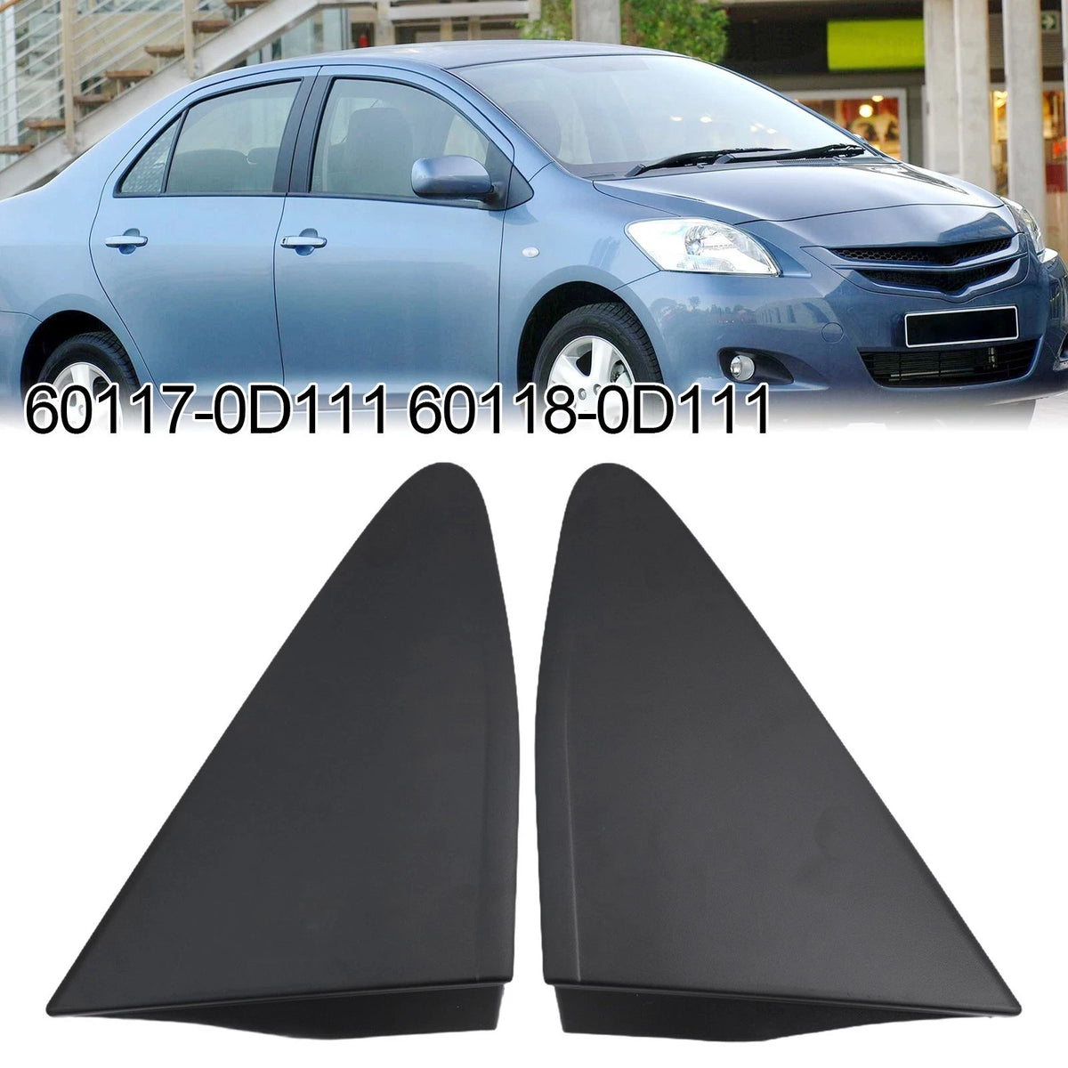 Car Mirror Corner Cover Trim for Toyota Yaris (2012–2014)