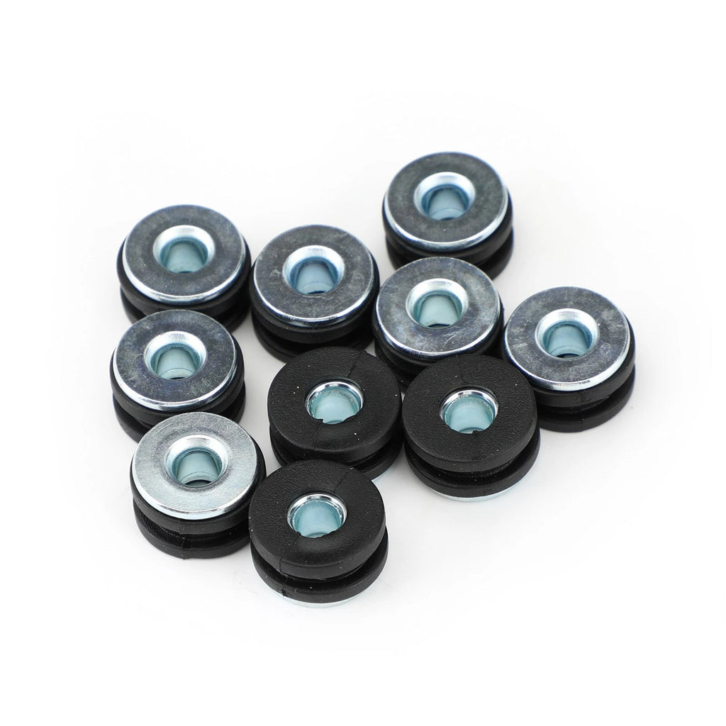 10Pcs M6 Side Panel Rubbers / Grommets Bolt Kit for Kawasaki