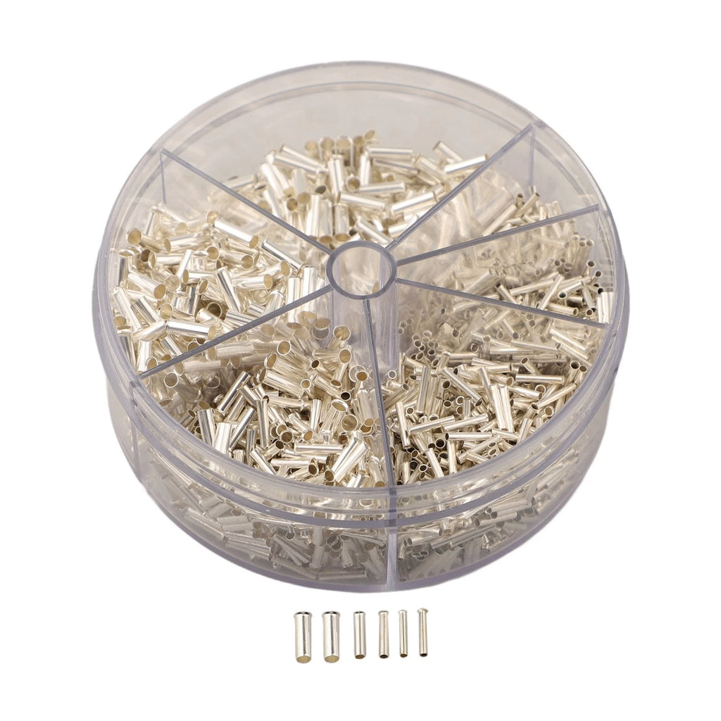 1900pcs Non Insulated Electrical Crimp Terminal Ferrule Set for