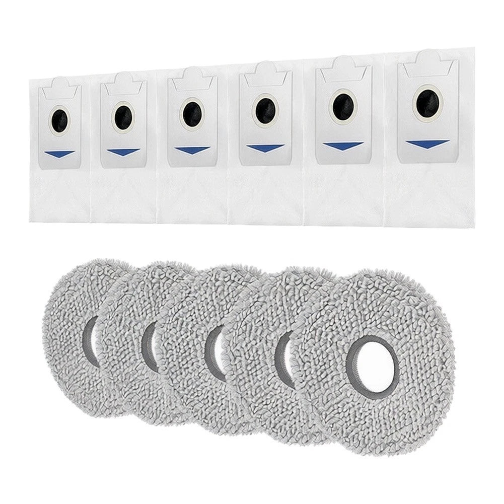Microfiber Mop Cloth + Dust Bag Kit for Bosch Spotless Max BCRDW3B Series