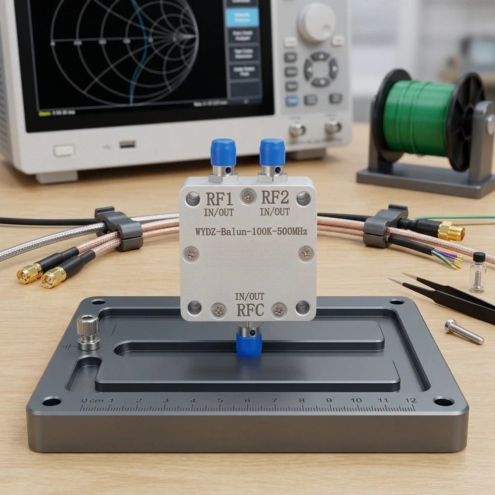 RF Balun Module 1:1 Turn Ratio for Wide Band Connectors (100K-500MHz)