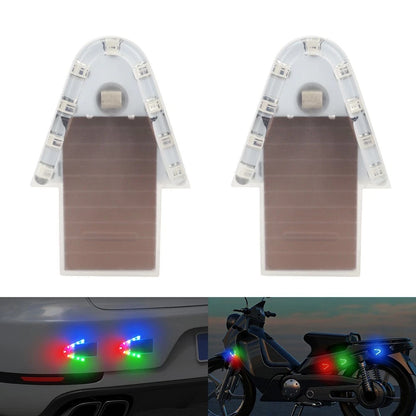 Built-in Solar Panel Arrow LED Light for Car Motorcycle Truck