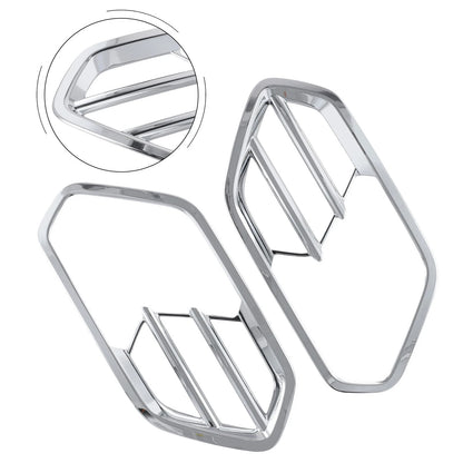 Mirror Polished Chrome Fog Light Lamp Cover Trim for Ford Escape (2013–2019)