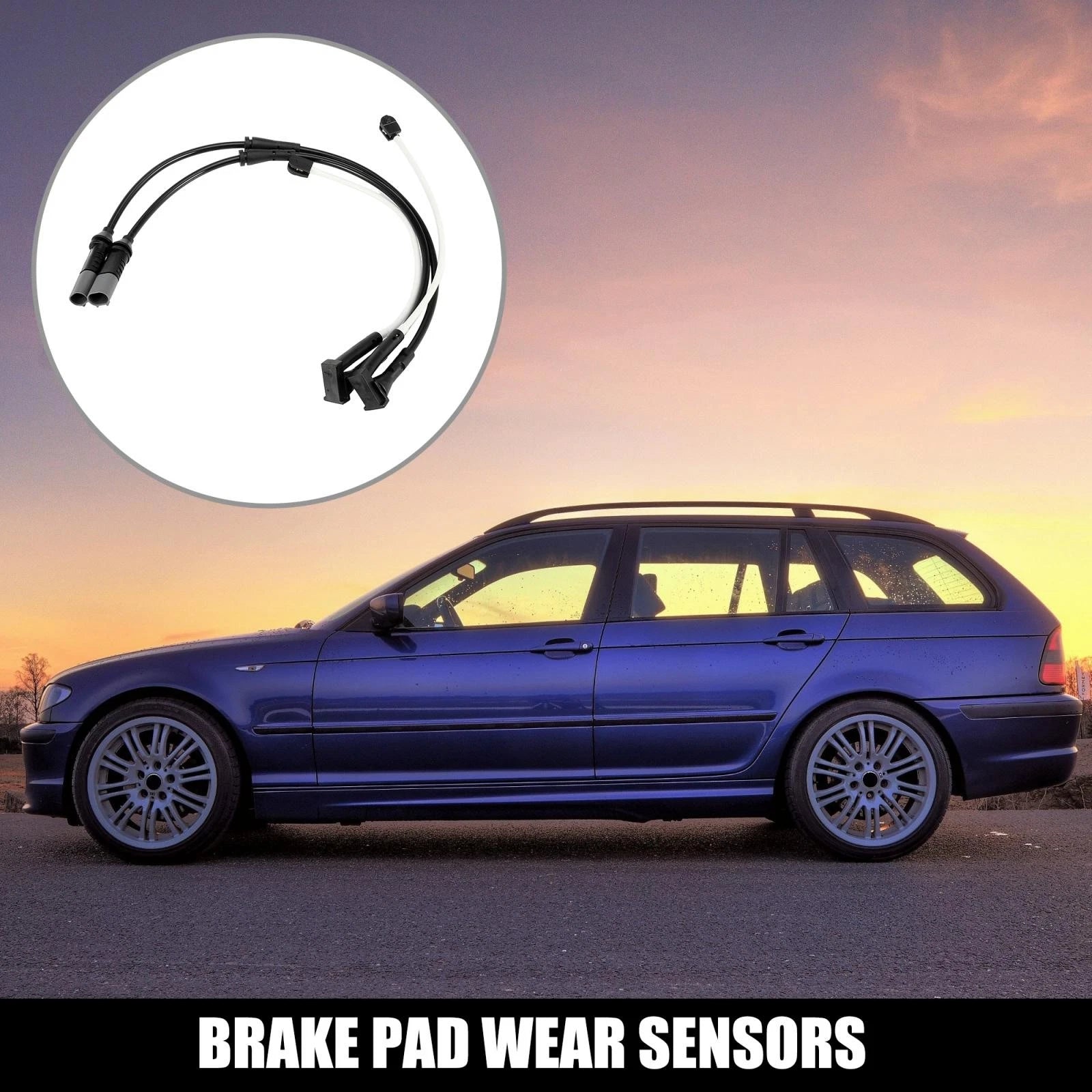2pcs Front Brake Pad Wear Sensor Replacement for BMW Mini Cooper (2007–2016)