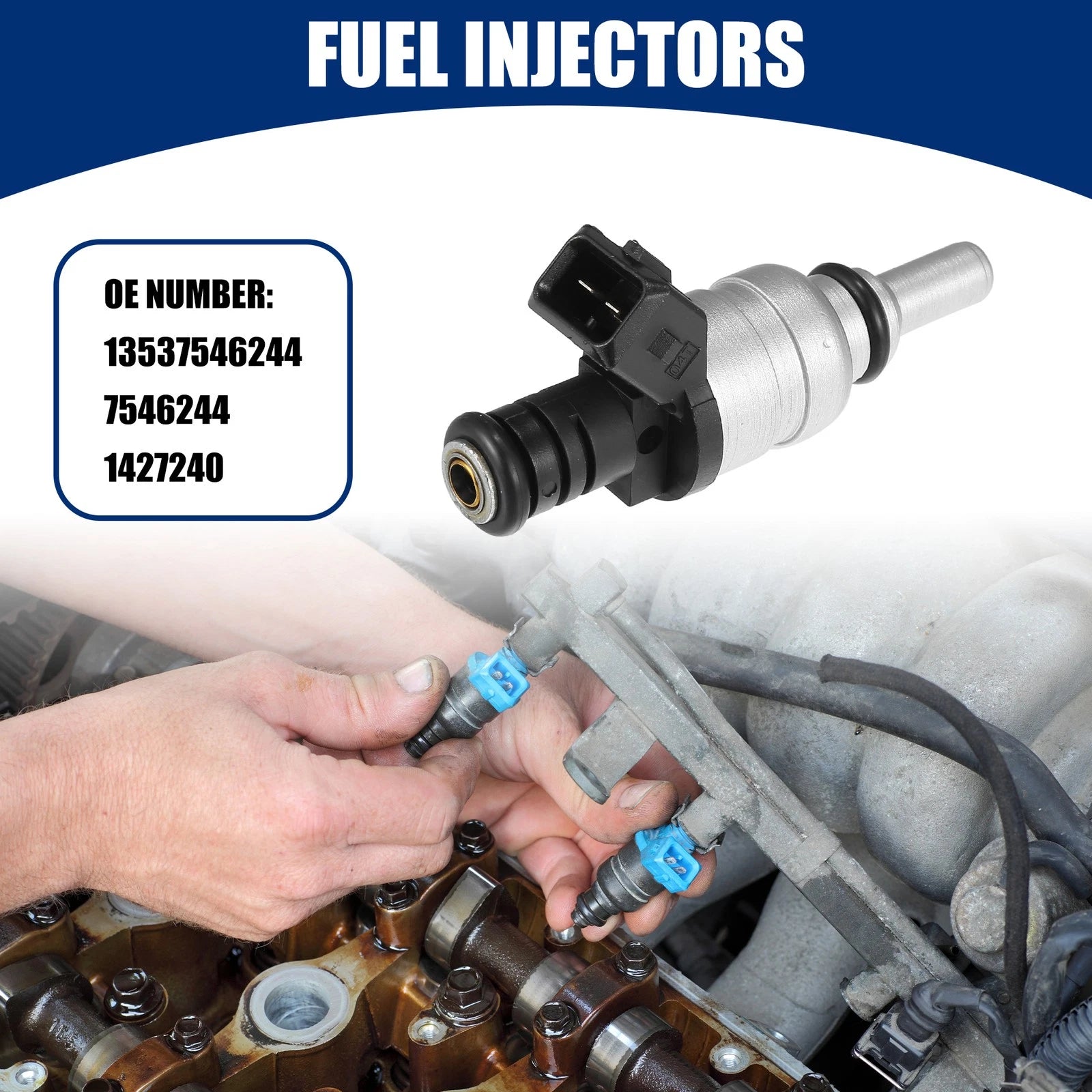 Fuel Injectors Set Heavy Duty for BMW 323i 2.5L (1998–2000) 6 Pack