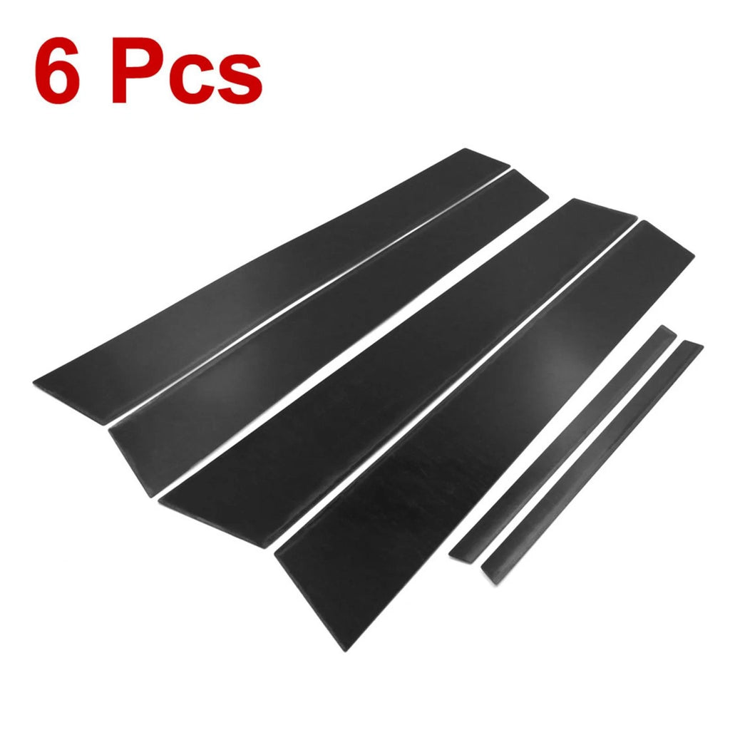 6Pc Door Window Pillar Trim Protector Covers for Honda Civic 8 (2006–2011)