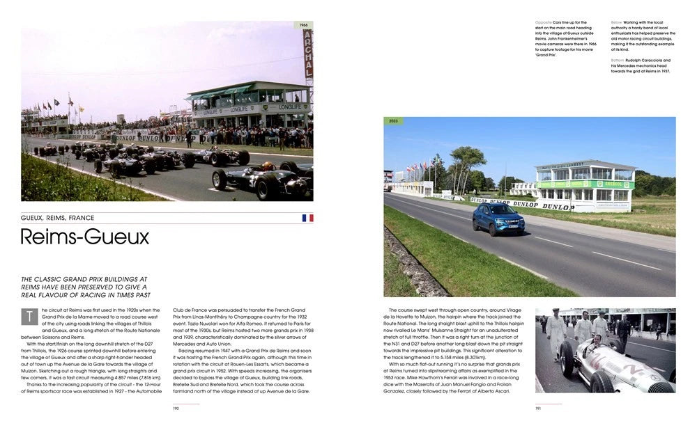 Formula One The Circuits: Then and Now Book