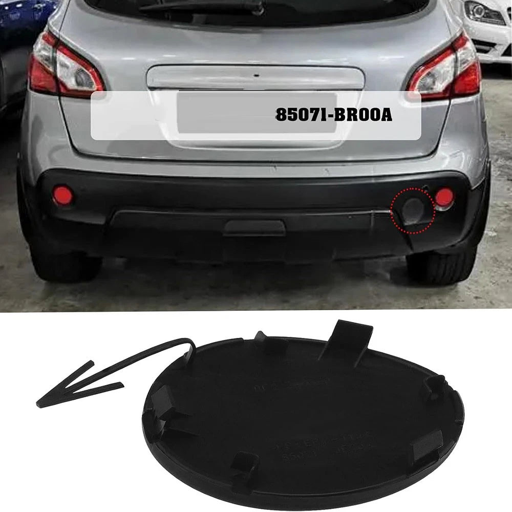 Rear Bumper Trailer Cover for Nissan Qashqai J10 (2007–2014) 85071-BR00A, 85071BR00A