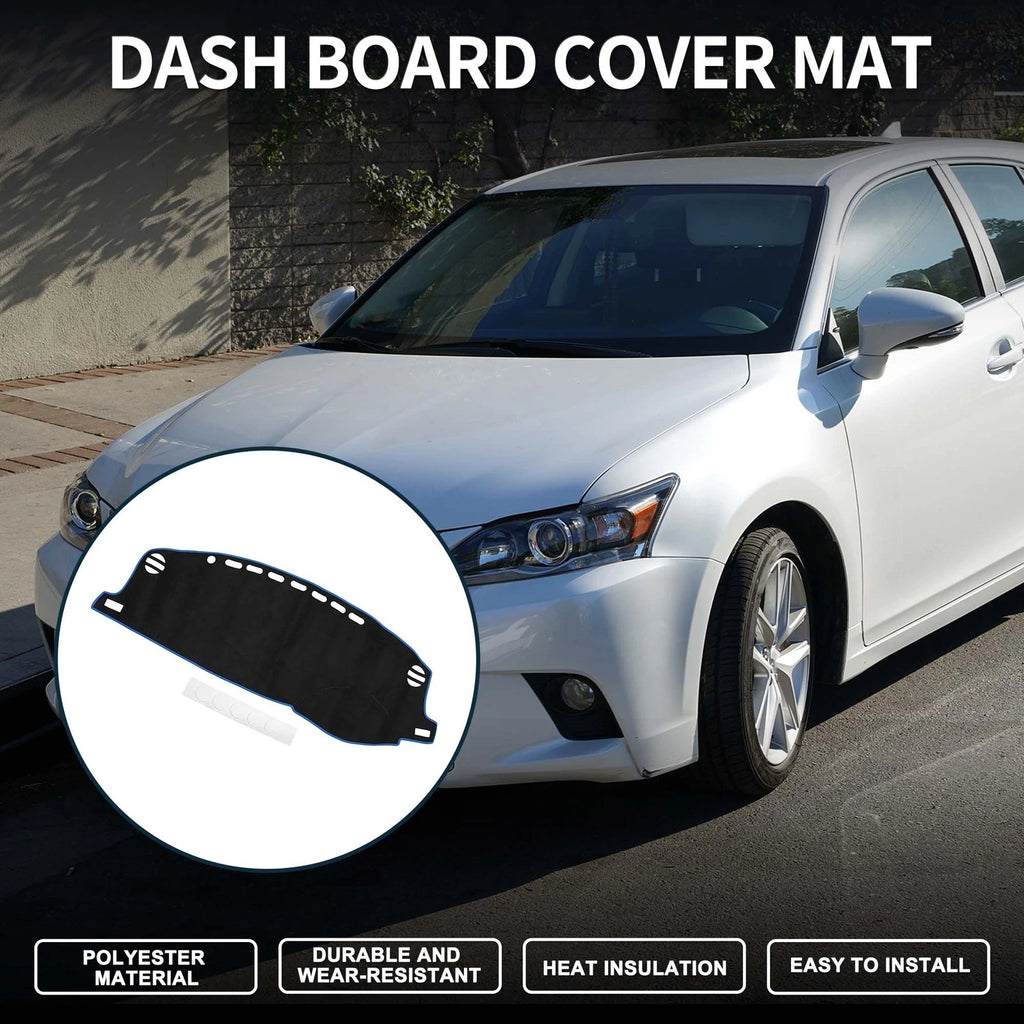 Dashboard Dash Cover Mat Replacement for Lexus CT 200H (2011–2017) Sun Pad