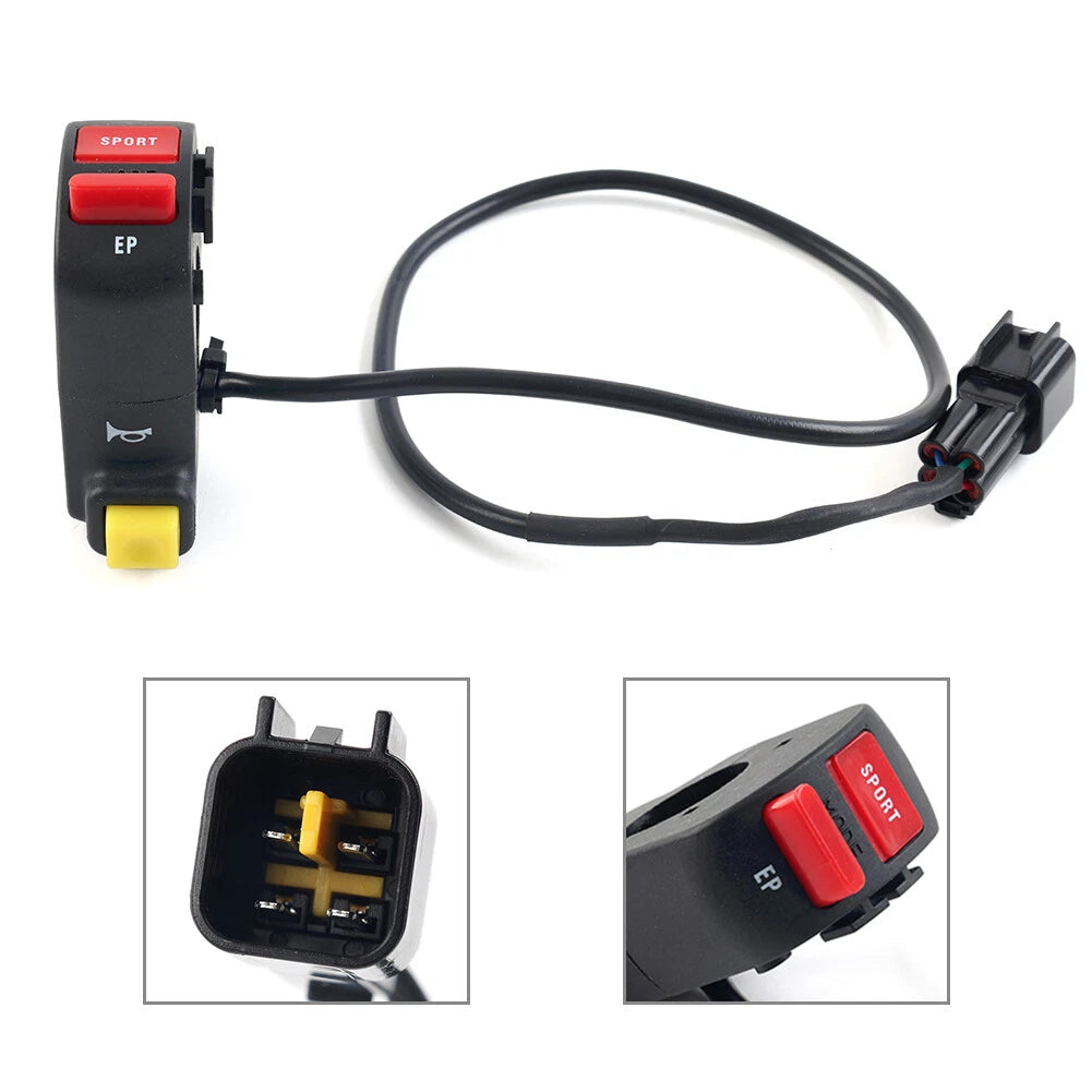 Left Handlebar Horn Control Switch for Sur-Ron Light Bee (2018–2023)