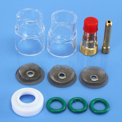 TIG Torch Set #12 18 Gas Lens-Collet Kit Cup 2.4mm for Welding