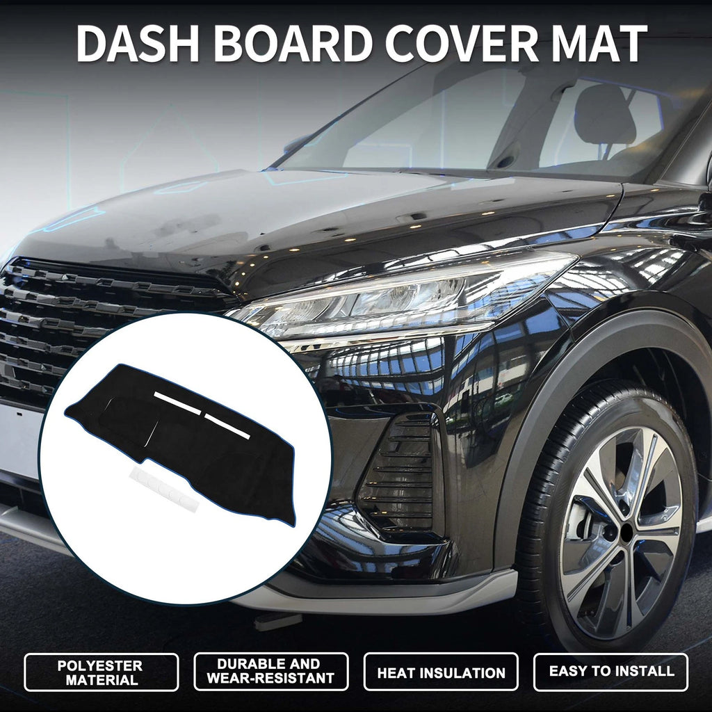 Dashboard Dash Cover Mat for Nissan Note E12 HE12 NE12 (2012–2020) Black Blue