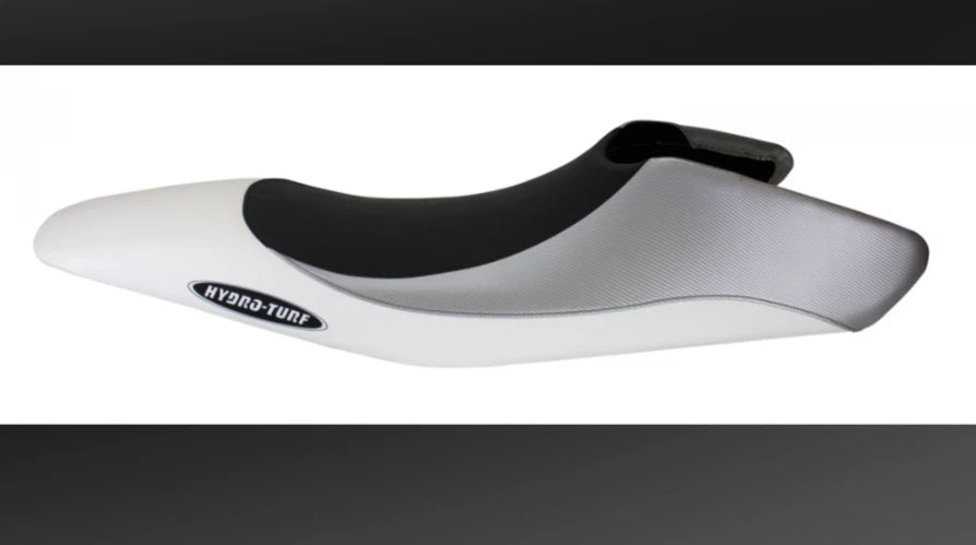 Seat Cover for Honda Aquatracks R-12 | R-12X (Black/White/Silver CF Em)