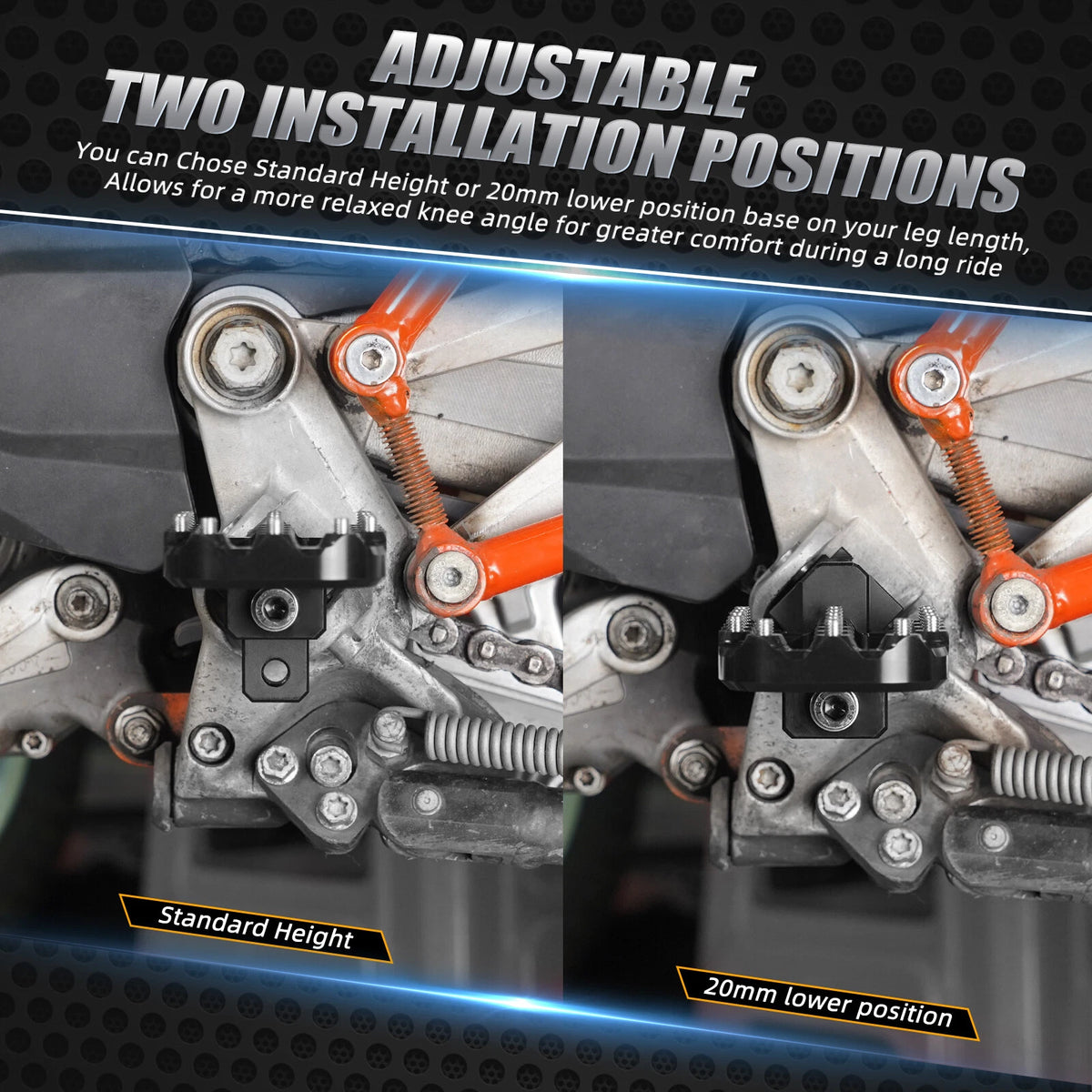 Foot Pegs for KTM 790 890 Adventure/R (2019–2024)