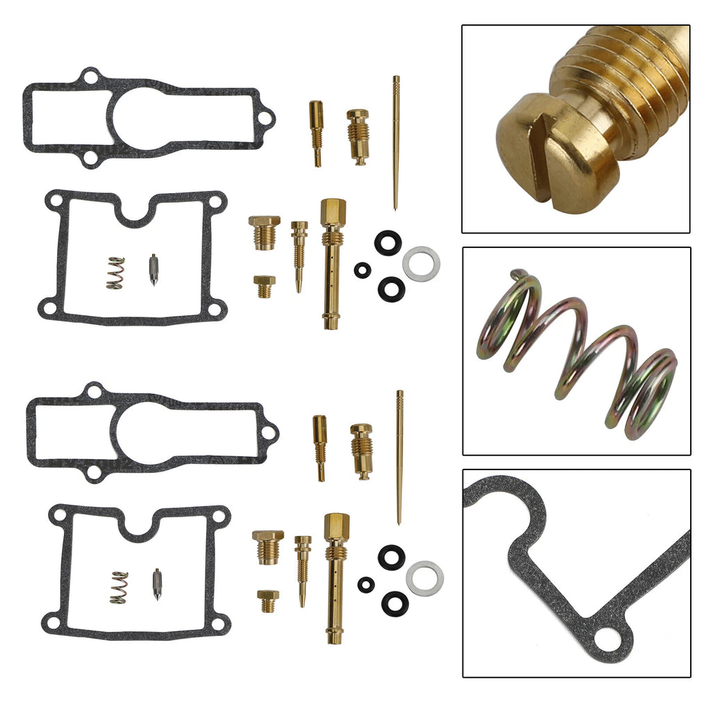 2X Carburetor Rebuild Kit for Kawasaki Z400 KZ400FX KZ550 GPZ550 (1980–1983)