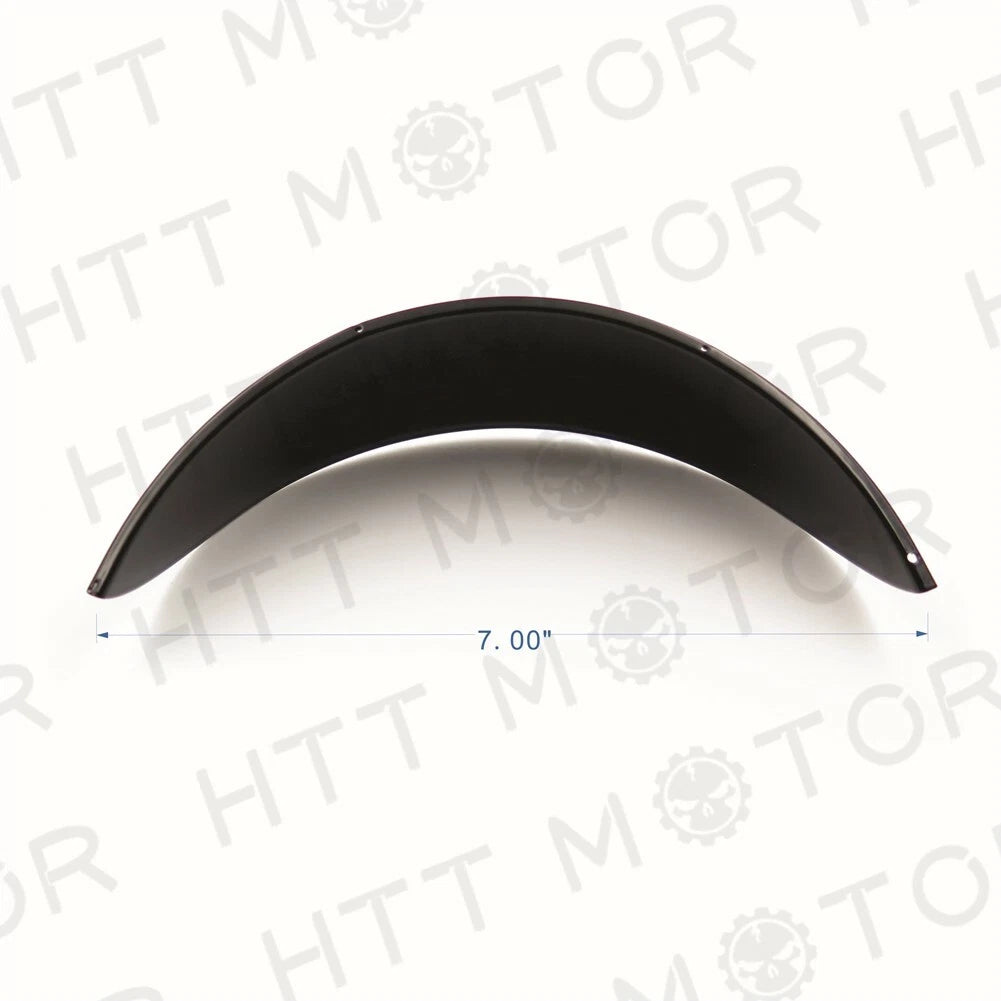7" Round Headlamp Visor for Harley Davidson FLST FLT FLH (Year Range)