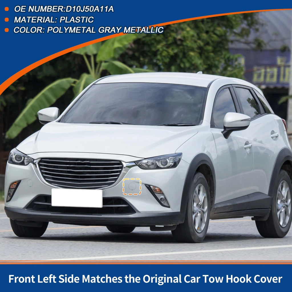 Tow Hook Cover Front Replacement for Mazda No.D10J50A12A (2019–2023)