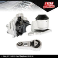 3pc Motor Mount Kit for Ford Explorer V6 3.5L (2011–2015)